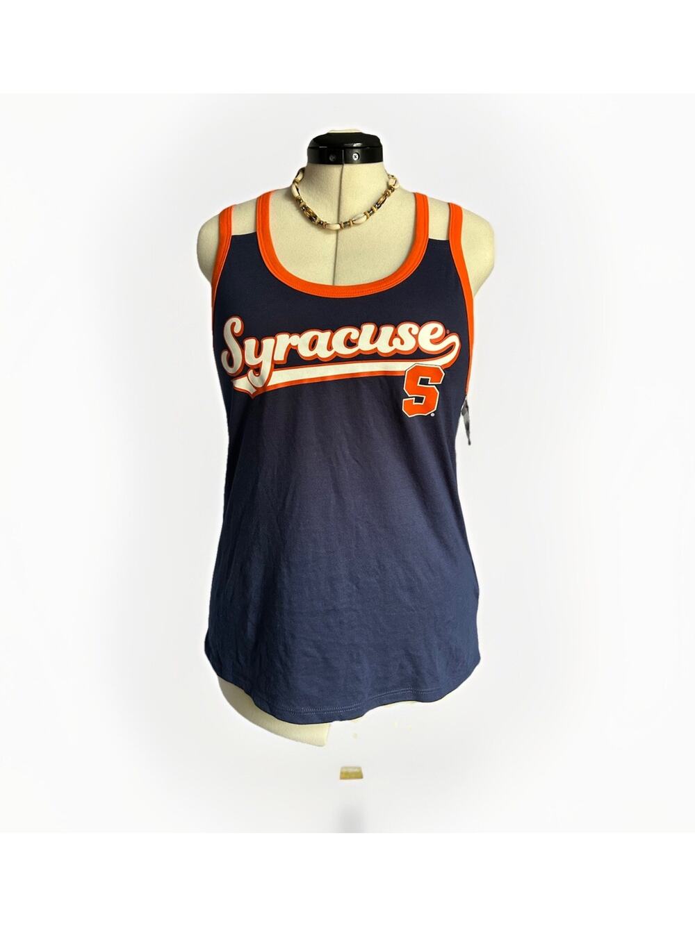 NCAA Syracuse Orange Women's Two Tone Tank Top Medium New With Tags